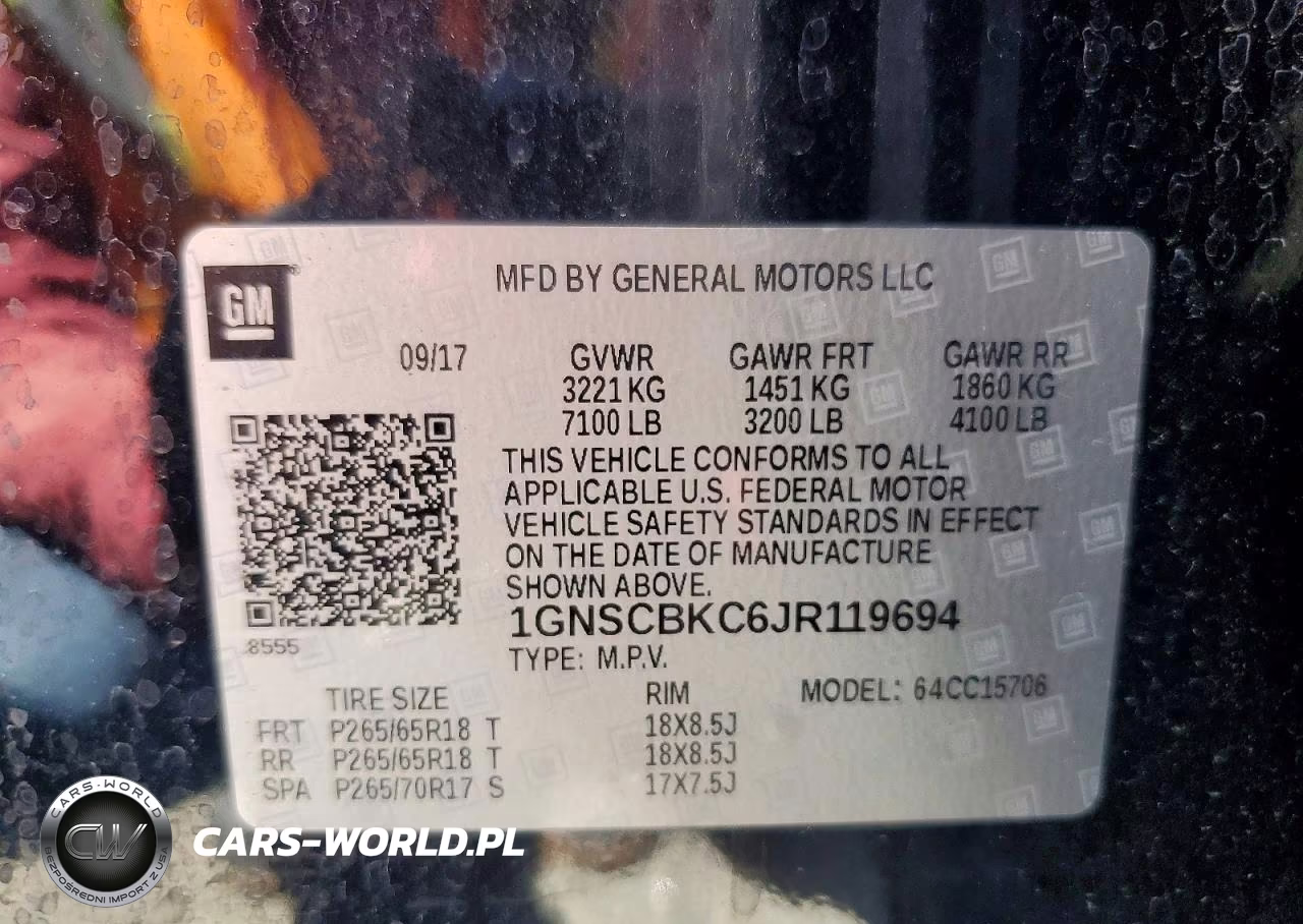 2018 Chevrolet Tahoe C1500 Lt VIN:1GNSCBKC6JR119694 - 14