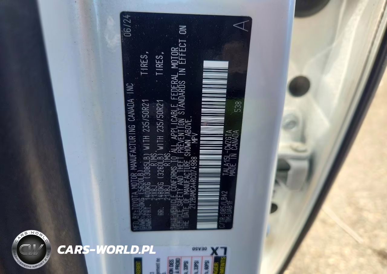 2024 Lexus Rx 350 Premium+ VIN:2T2BAMCA4RC074988 - 13