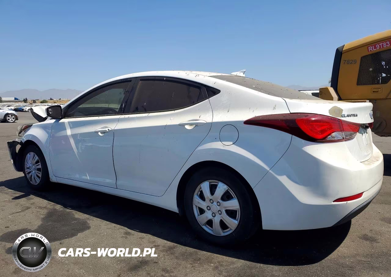 2016 Hyundai Elantra Se VIN:5NPDH4AE9GH772022 - 2