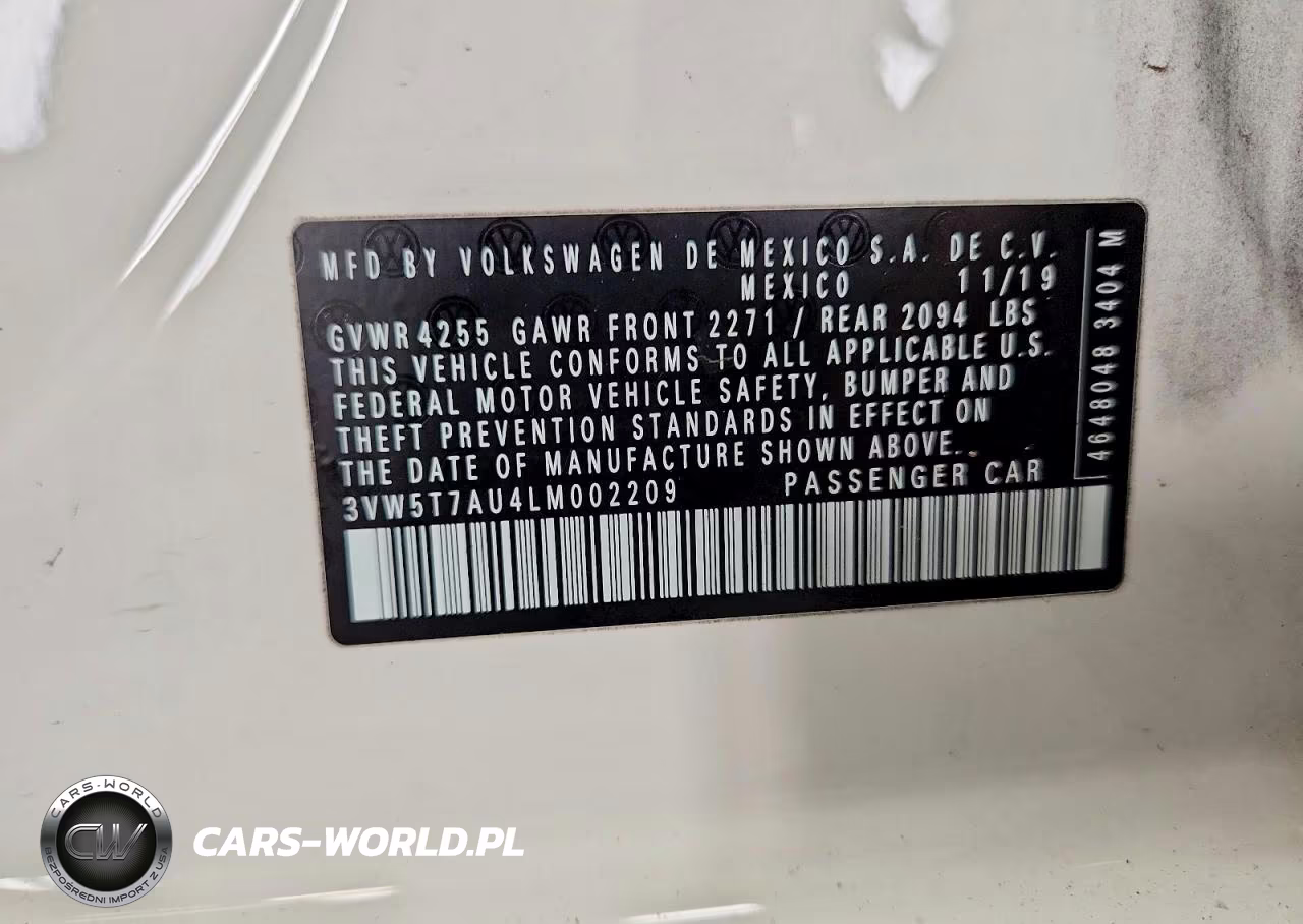 2020 Volkswagen Gti S VIN:3VW5T7AU4LM002209 - 12