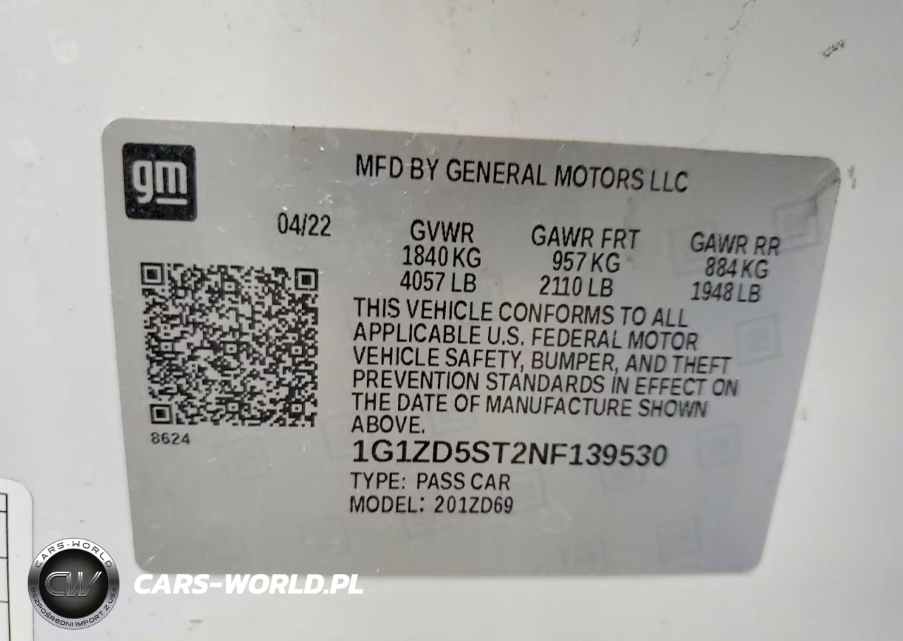 2022 Chevrolet Malibu Lt VIN:1G1ZD5ST2NF139530 - 13
