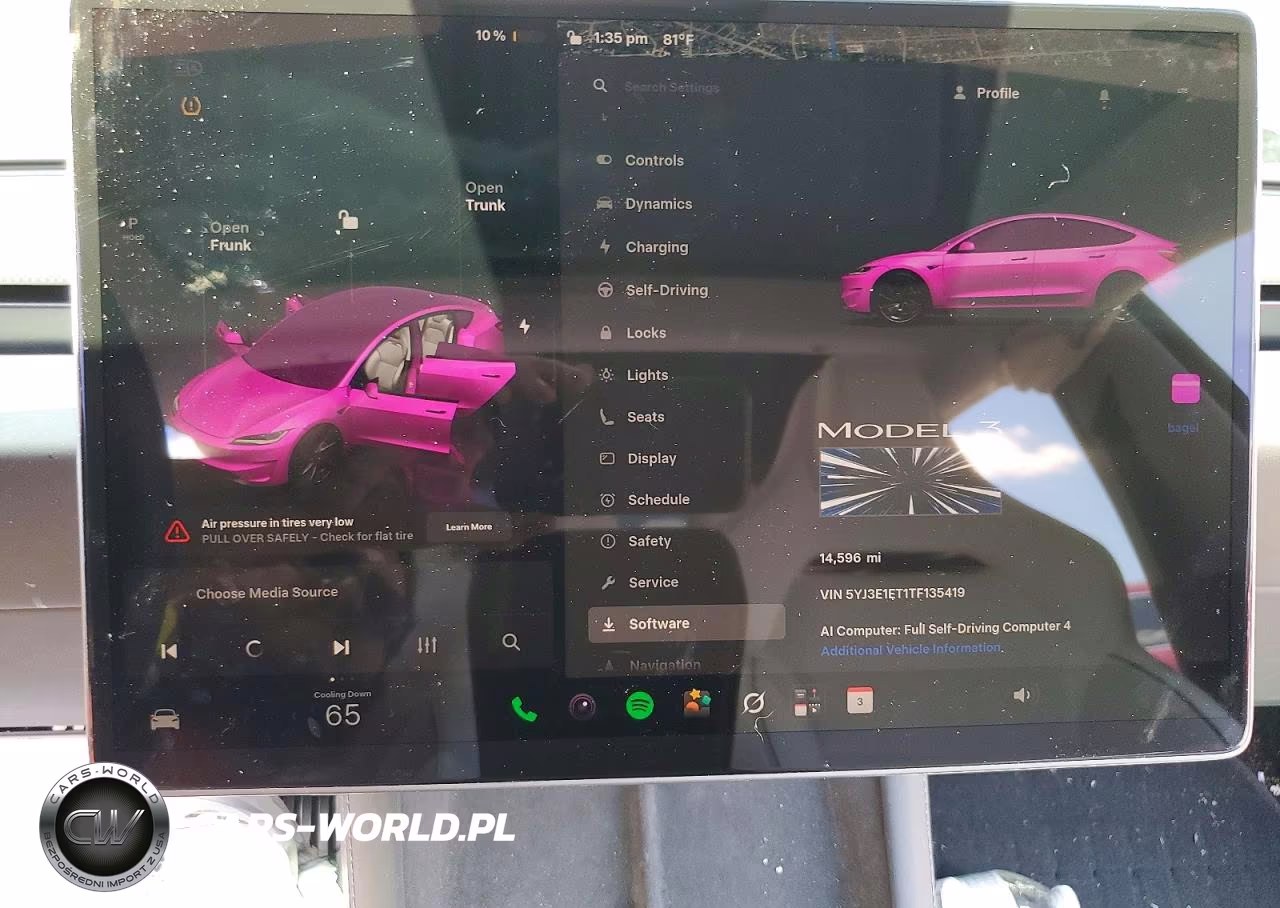 2026 Tesla Model 3 VIN:5YJ3E1ET1TF135419 - 9