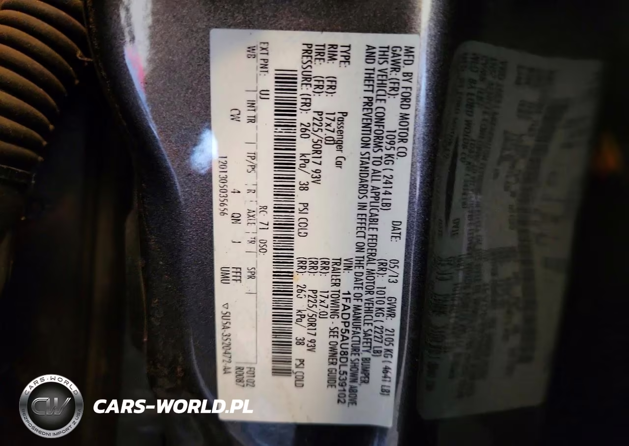 2013 Ford C-Max Se VIN:1FADP5AU8DL539102 - 12