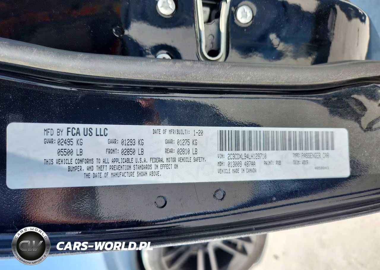 2020 Dodge Charger Srt Hellcat VIN:2C3CDXL94LH129710 - 13