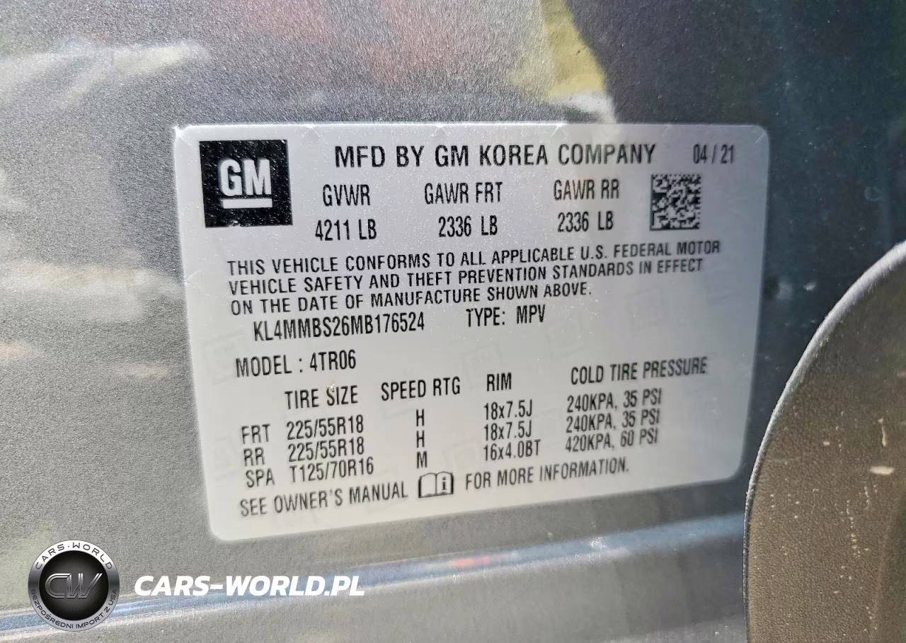 2021 Buick Encore Gx Preferred VIN:KL4MMBS26MB176524 - 14