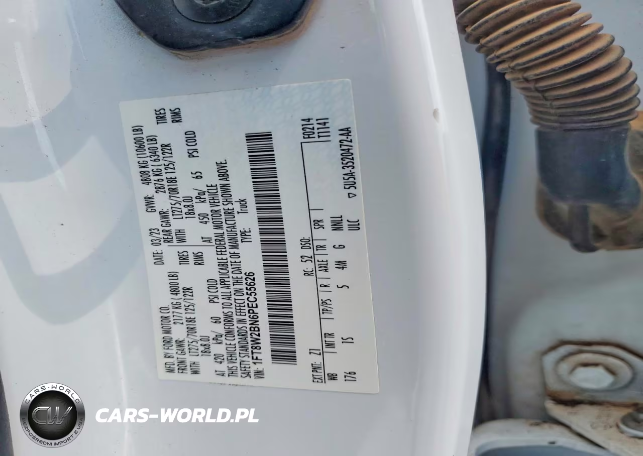 2023 Ford F250 Super Duty VIN:1FT8W2BN6PEC55626 - 14