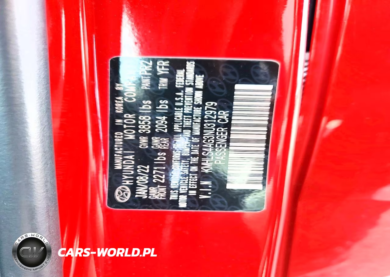 2022 Hyundai Elantra Sel VIN:KMHLS4AG3NU312979 - 13