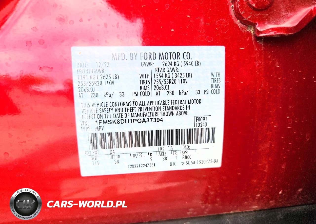 2023 Ford Explorer Xlt VIN:1FMSK8DH1PGA37394 - 13