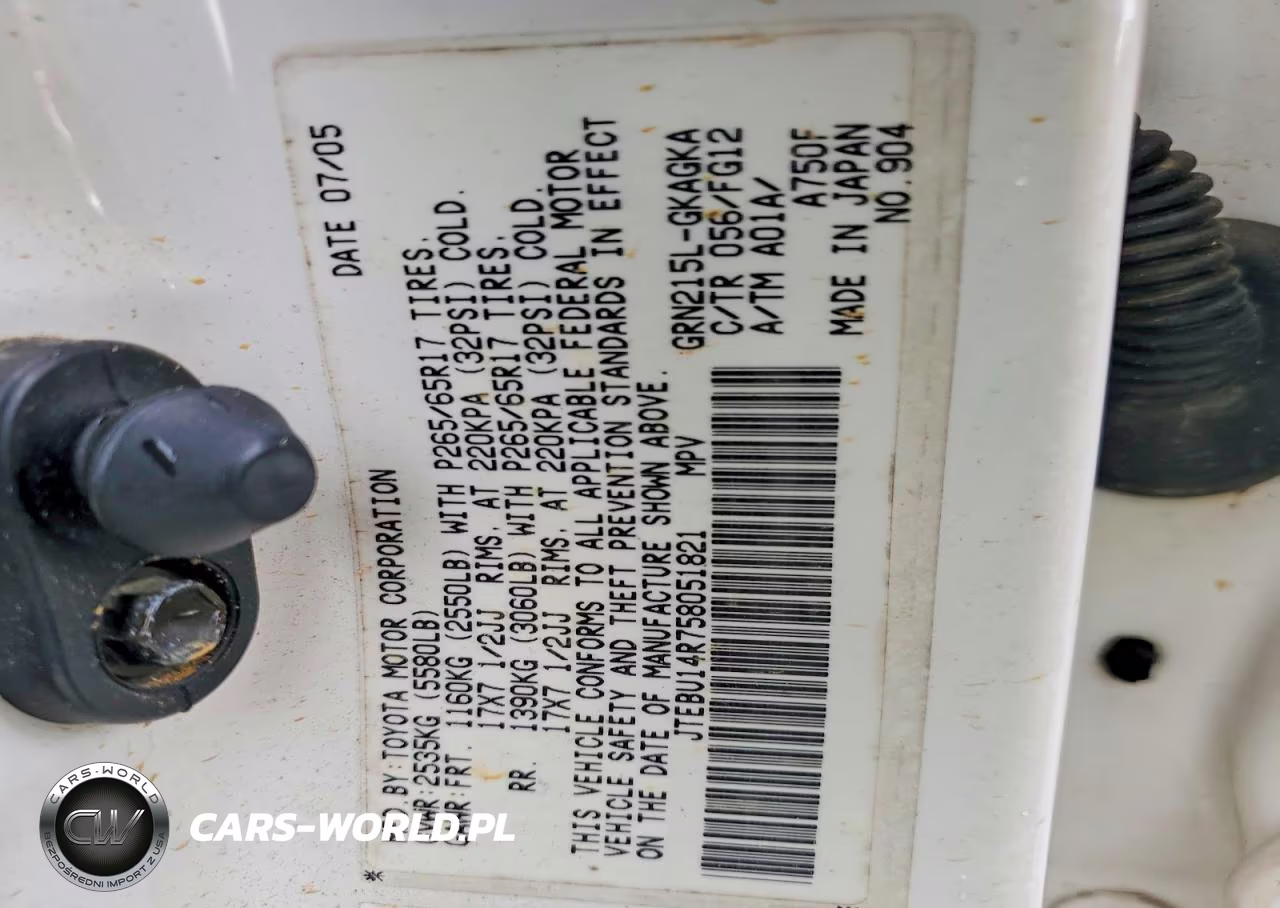 2005 Toyota 4Runner Sr5 VIN:JTEBU14R758051821 - 13