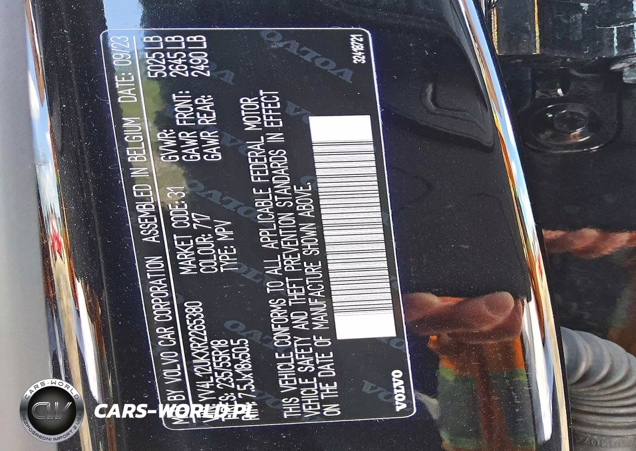 2024 Volvo Xc40 Core VIN:YV4L12UKXR2265380 - 12