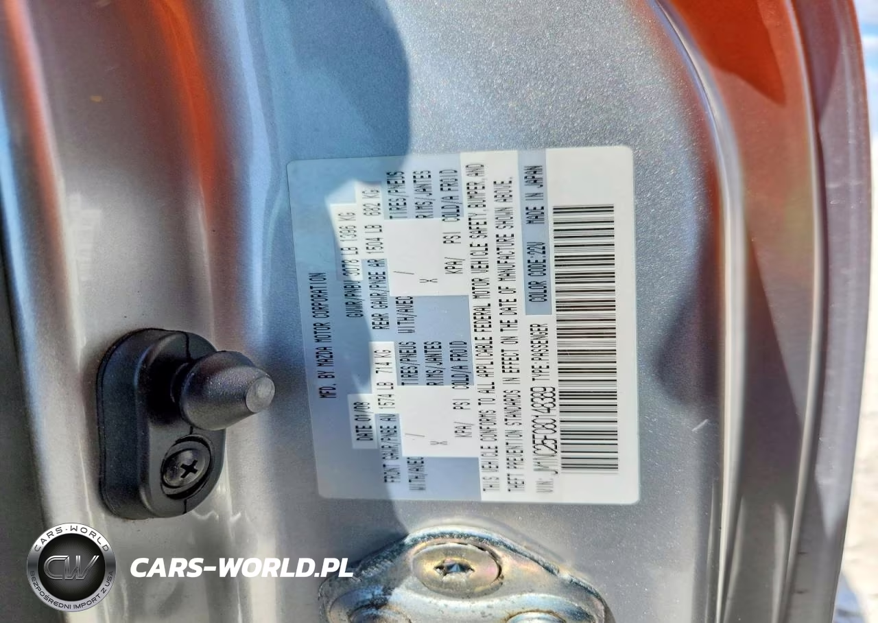 2008 Mazda Mx-5 Miata VIN:JM1NC25F080148389 - 12