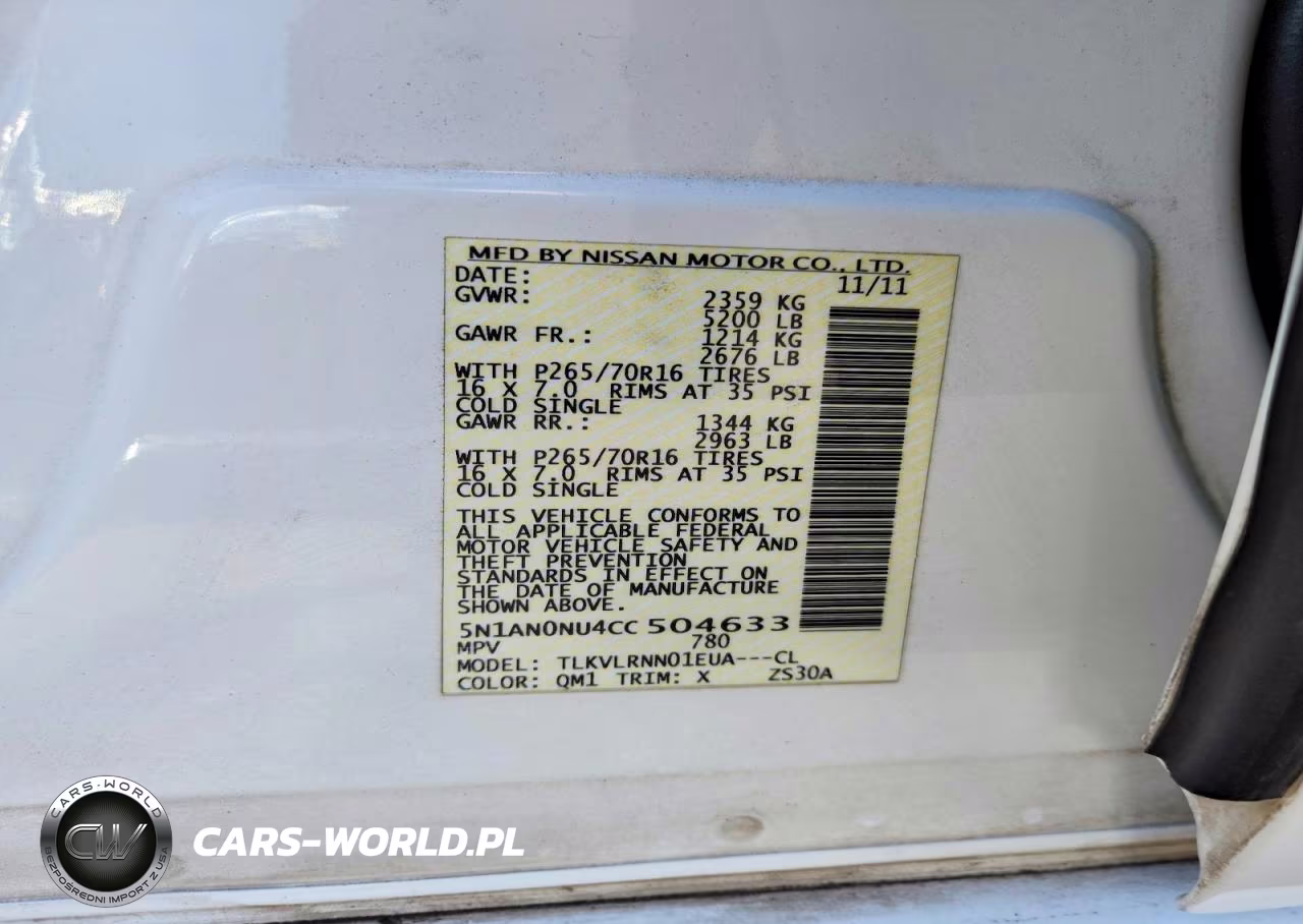 2012 Nissan Xterra X VIN:5N1AN0NU4CC504633 - 13