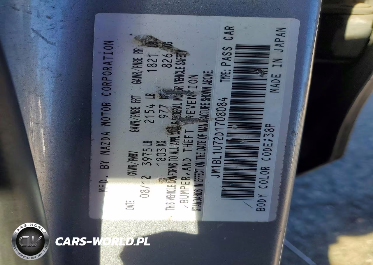2013 Mazda 3 I VIN:JM1BL1U72D1708084 - 13