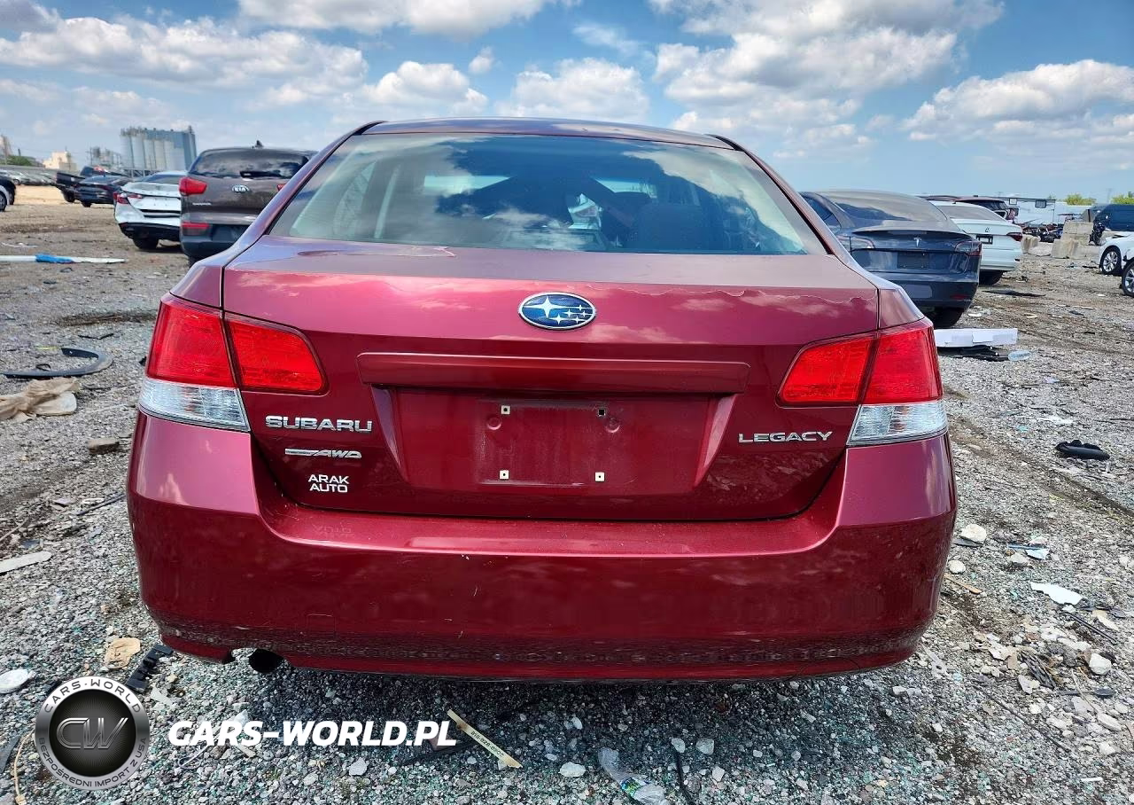2011 Subaru Legacy 2.5I VIN:4S3BMCA69B3246807 - 6
