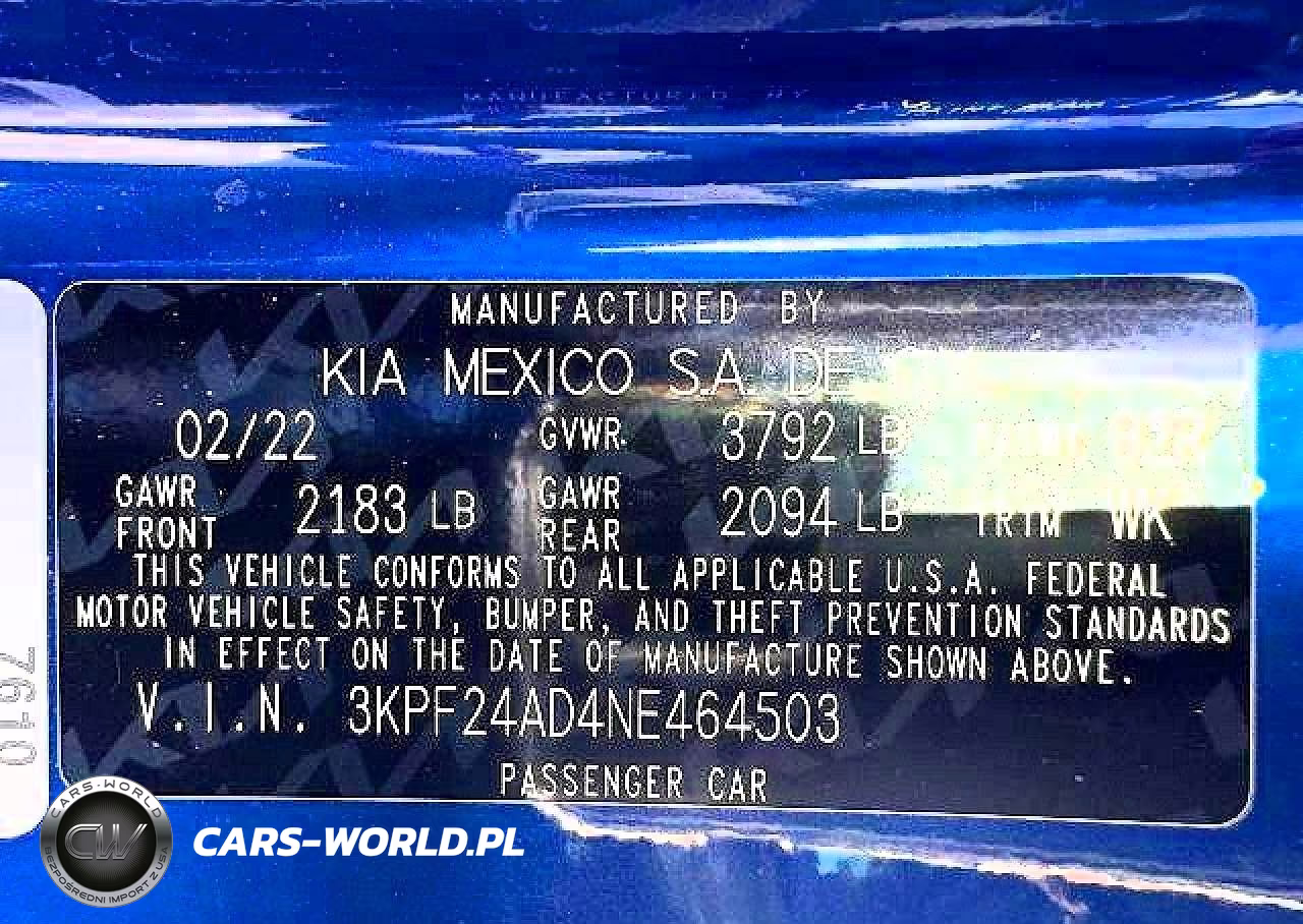 2022 Kia Forte Fe VIN:3KPF24AD4NE464503 - 15