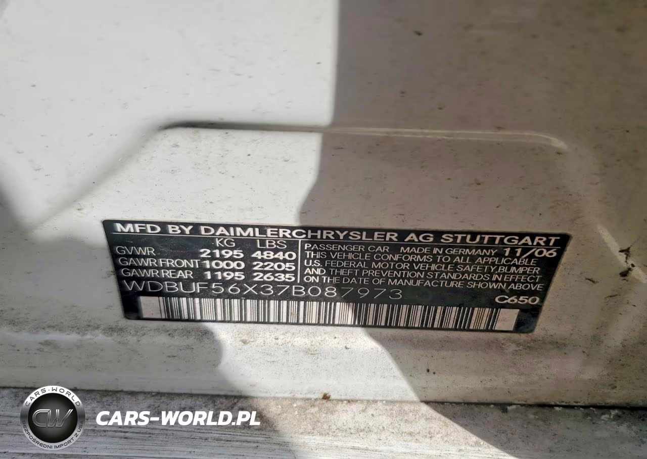 2007 Mercedes-Benz E 350 VIN:WDBUF56X37B087973 - 13