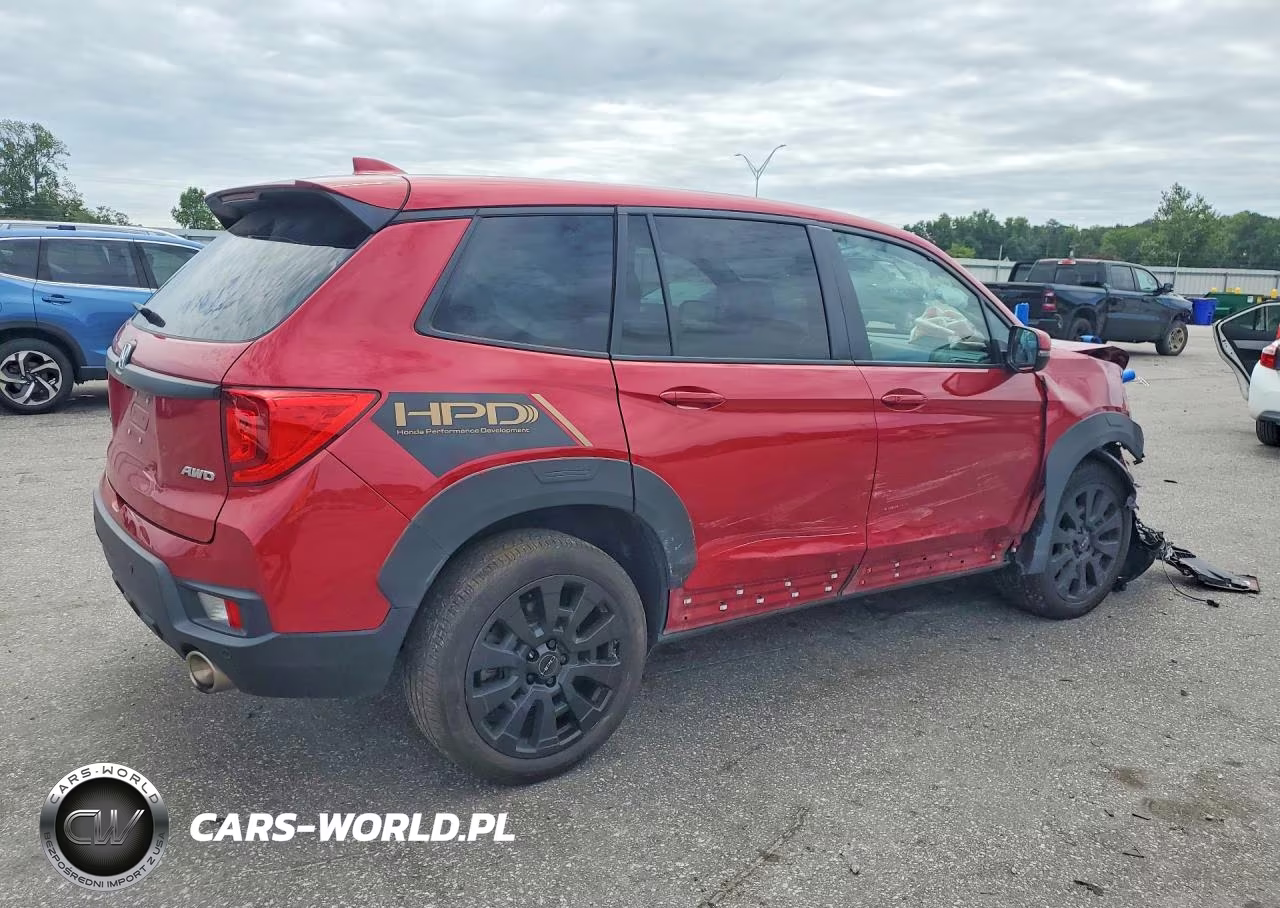 2023 Honda Passport Exl VIN:5FNYF8H5XPB006139 - 3