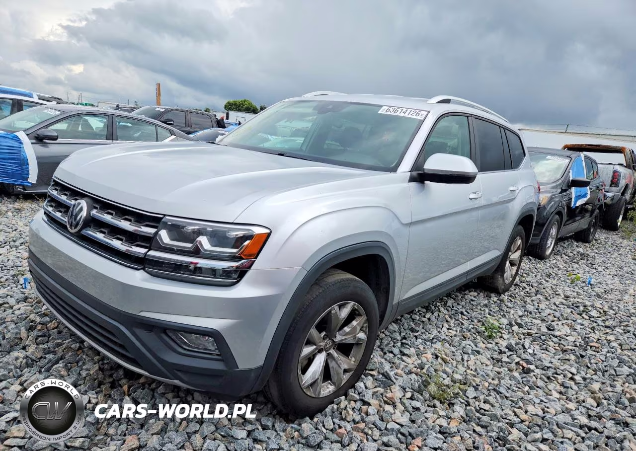 2018 Volkswagen Atlas Se VIN:1V2DP2CA9JC599878 - 1