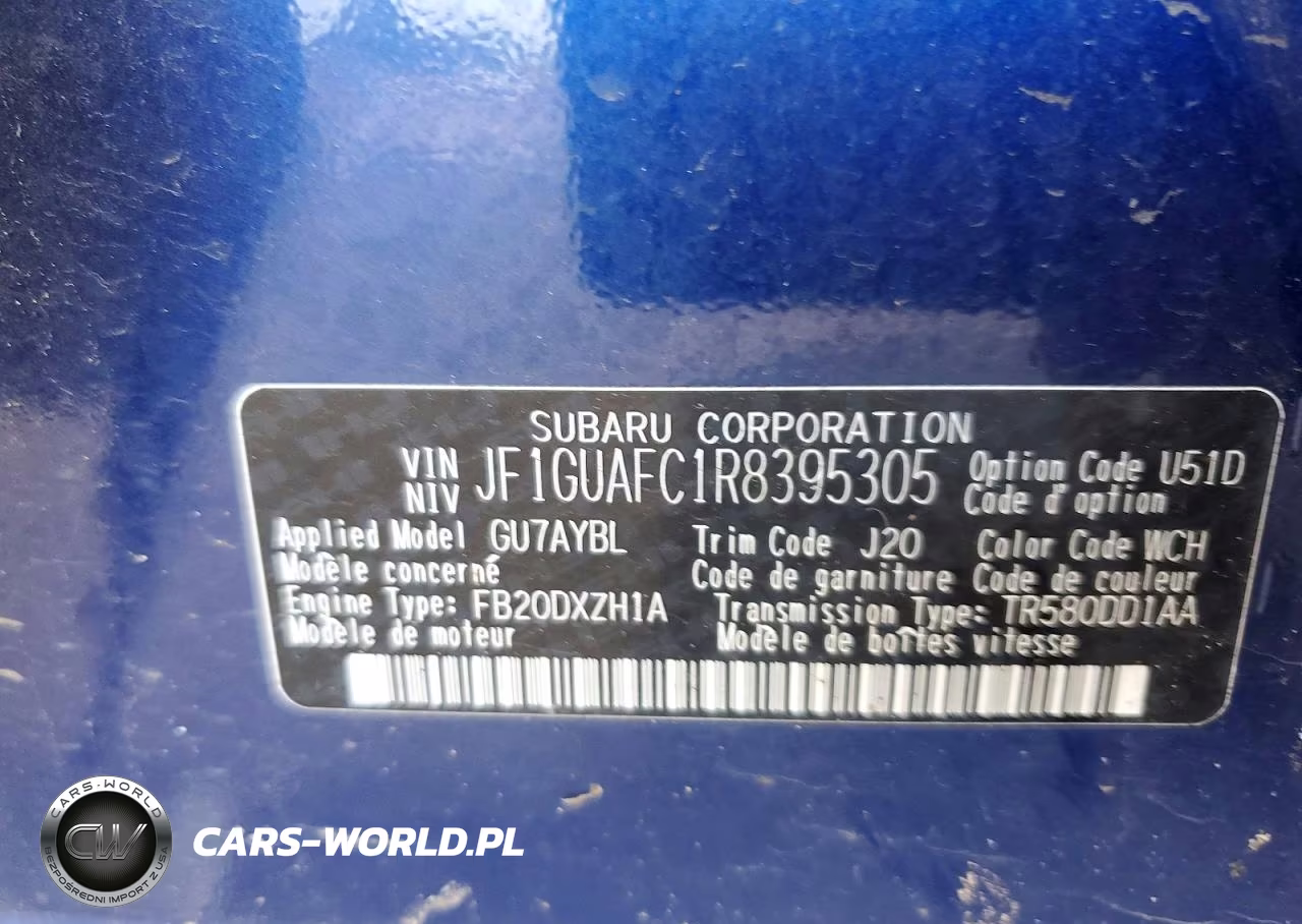 2024 Subaru Impreza Sport VIN:JF1GUAFC1R8395305 - 12