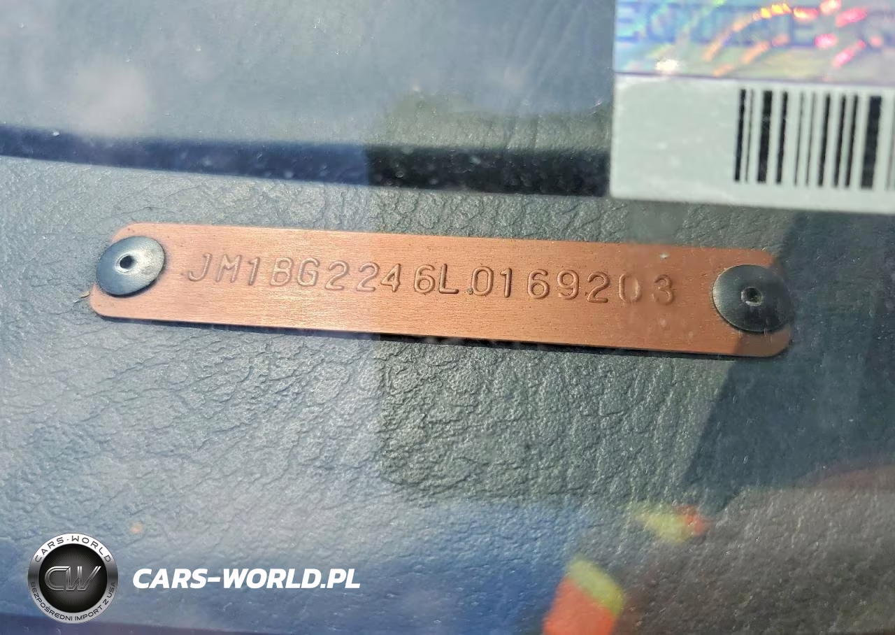 1990 Mazda Protege Se VIN:JM1BG2246L0169203 - 12