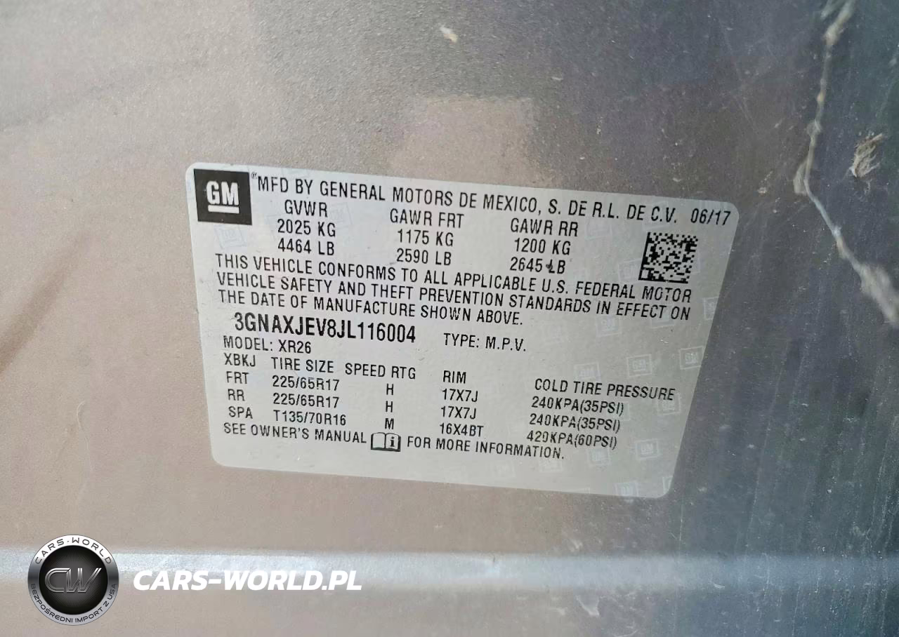 2018 Chevrolet Equinox Lt VIN:3GNAXJEV8JL116004 - 13