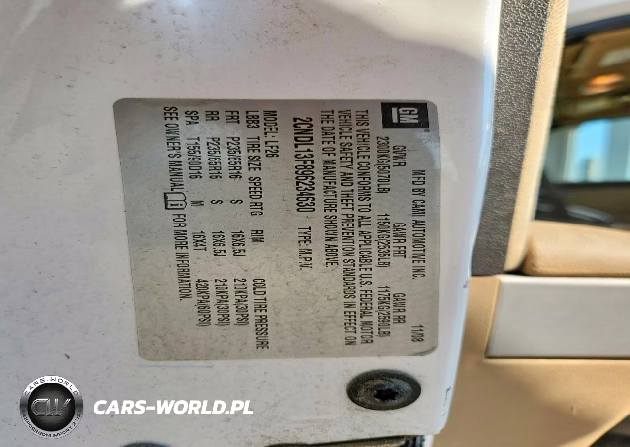 2009 Chevrolet Equinox Ls VIN:2CNDL13F896234630 - 12