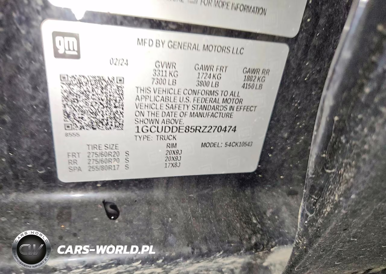 2024 Chevrolet Silverado K1500 Lt VIN:1GCUDDE85RZ270474 - 12