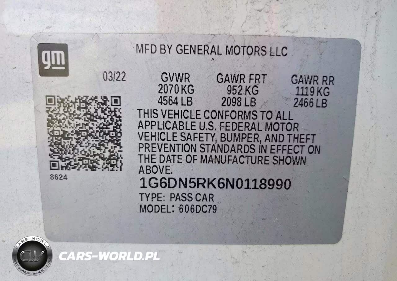 2022 Cadillac Ct5 Premium Luxury VIN:1G6DN5RK6N0118990 - 12