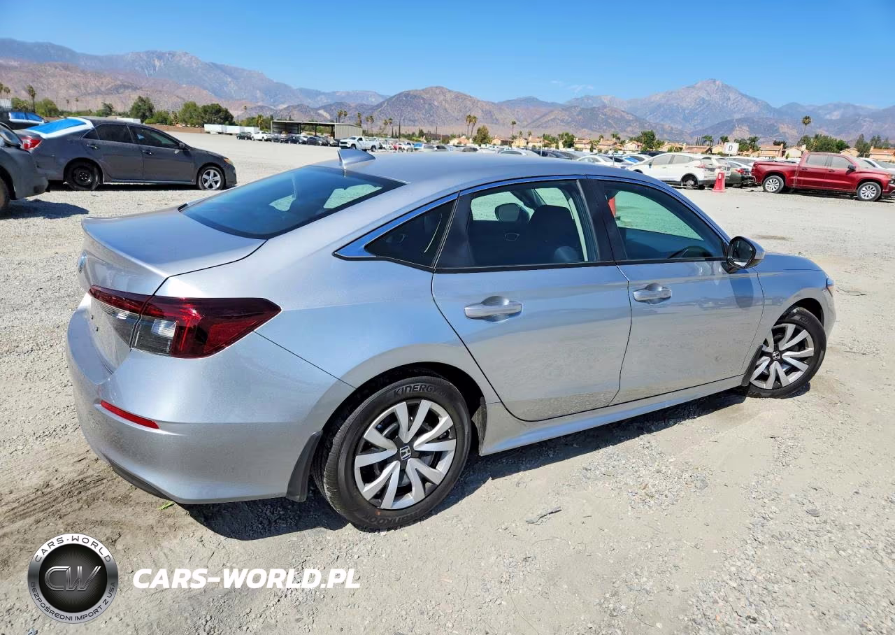 2026 Honda Civic Lx VIN:2HGFE2F26TH604895 - 3