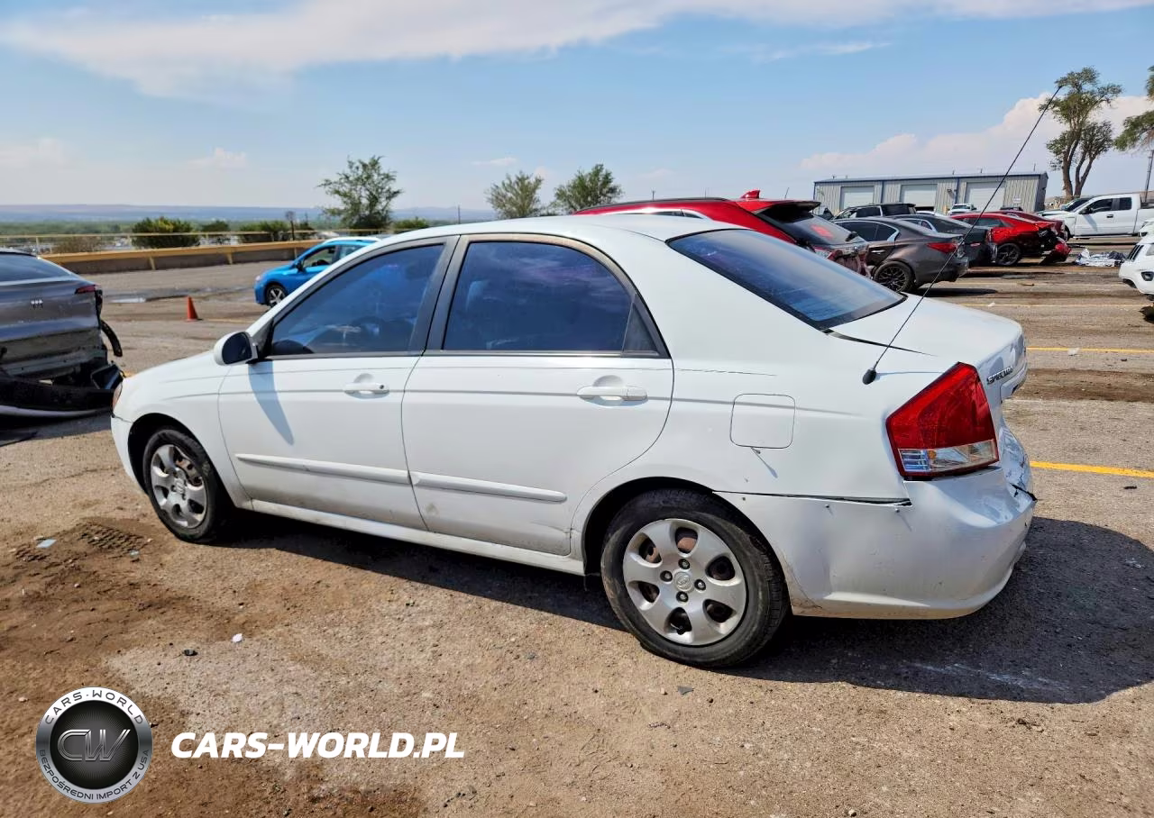 2009 Kia Spectra VIN:KNAFE221595630347 - 2