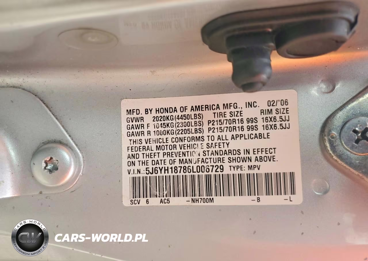 2006 Honda Element Ex VIN:5J6YH18786L006729 - 14