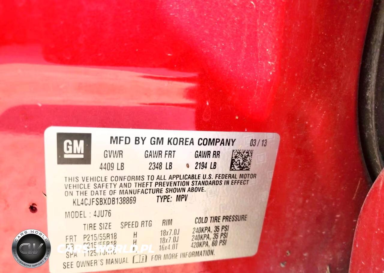 2013 Buick Encore Convenience VIN:KL4CJFSBXDB138869 - 12