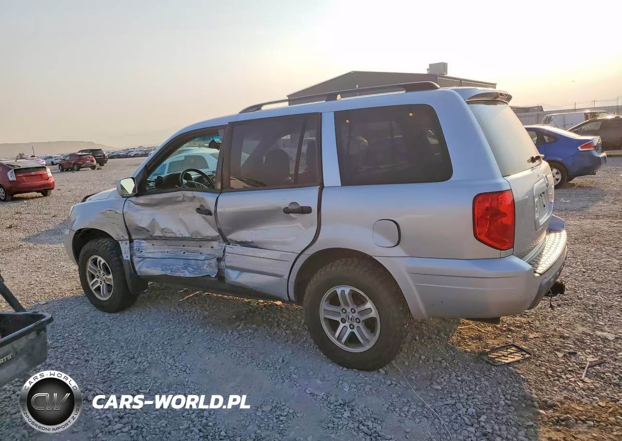 2004 Honda Pilot Exl VIN:2HKYF18594H617283 - 2