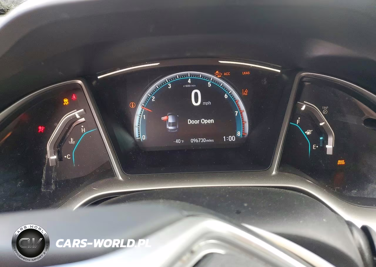 2019 Honda Civic Exl VIN:19XFC1F74KE215841 - 9