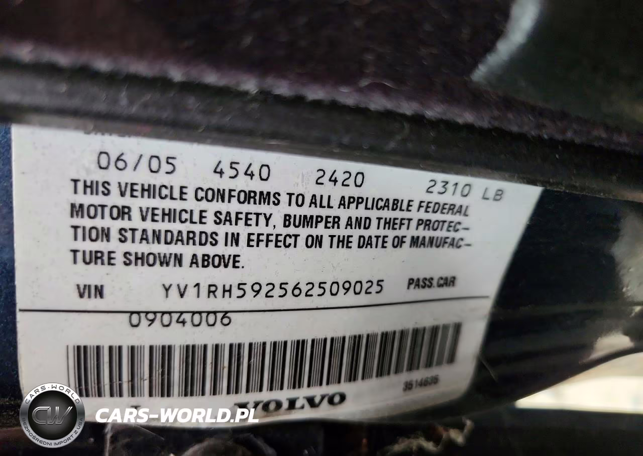 2006 Volvo S60 2.5T VIN:YV1RH592562509025 - 13