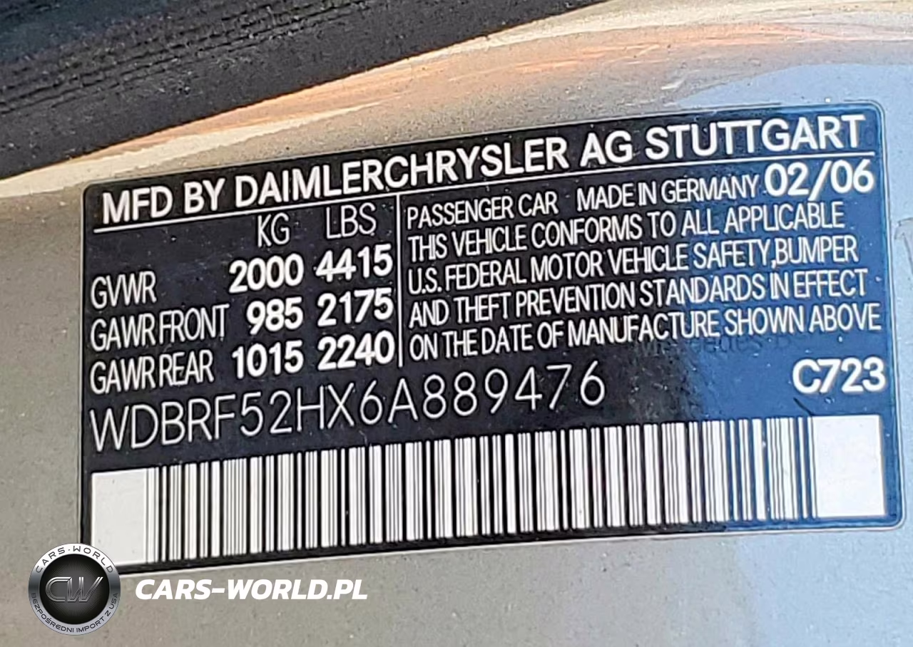 2006 Mercedes-Benz C 230 VIN:WDBRF52HX6A889476 - 12