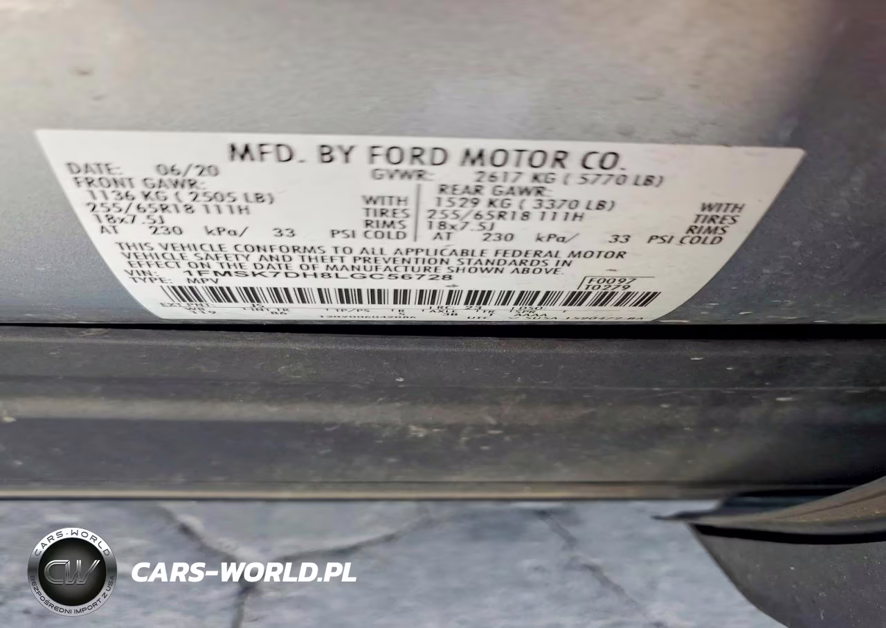 2020 Ford Explorer Xlt VIN:1FMSK7DH8LGC56728 - 13