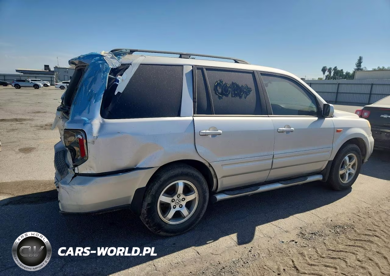 2006 Honda Pilot Ex VIN:5FNYF28786B052100 - 3