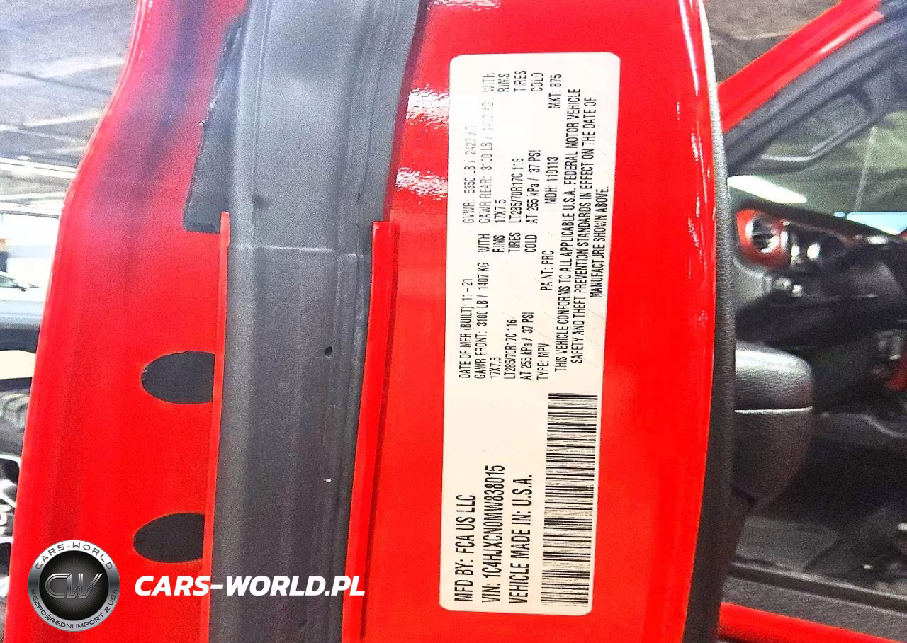 2021 Jeep Wrangler Rubicon VIN:1C4HJXCN0MW838015 - 12