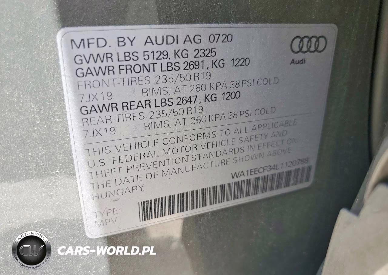 2020 Audi Q3 Premium Plus S-Line VIN:WA1EECF34L1120788 - 14