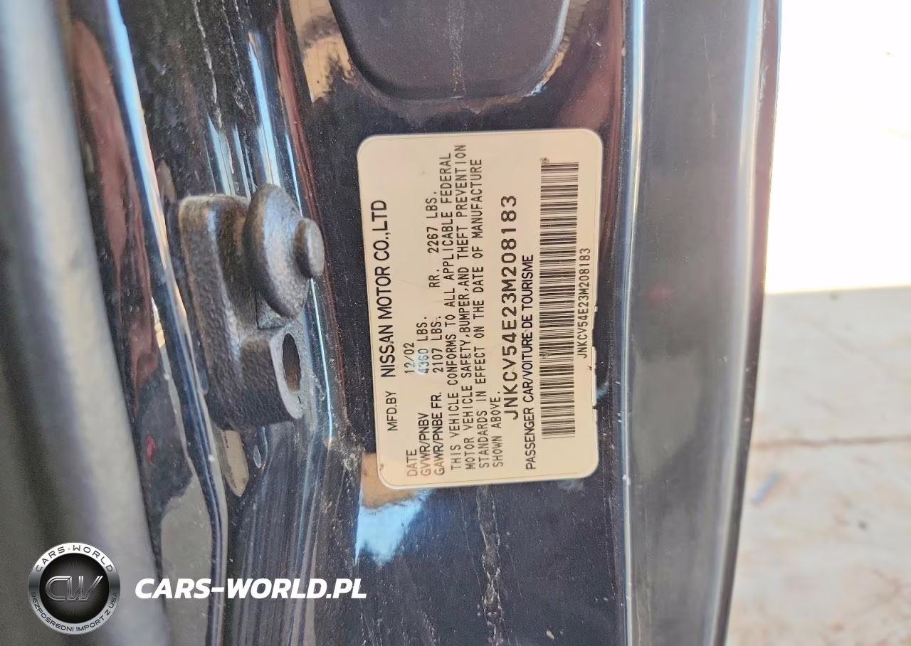 2003 Infiniti G35 Base VIN:JNKCV54E23M208183 - 12