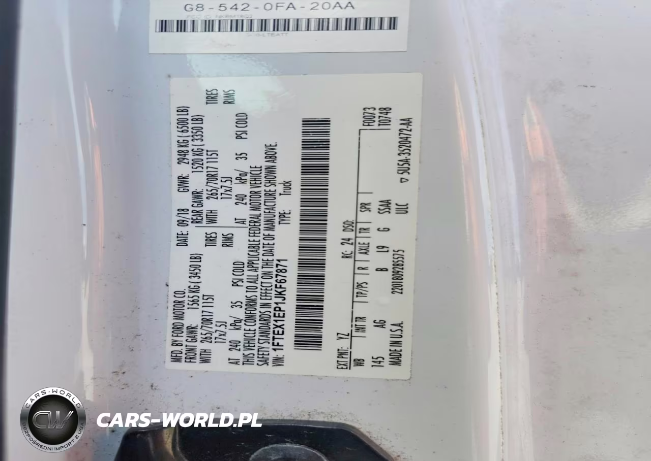 2018 Ford F150 Super Cab VIN:1FTEX1EP1JKF67871 - 12