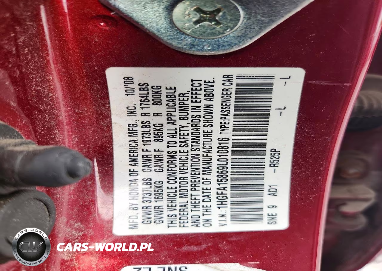 2009 Honda Civic Ex VIN:1HGFA15869L010816 - 12