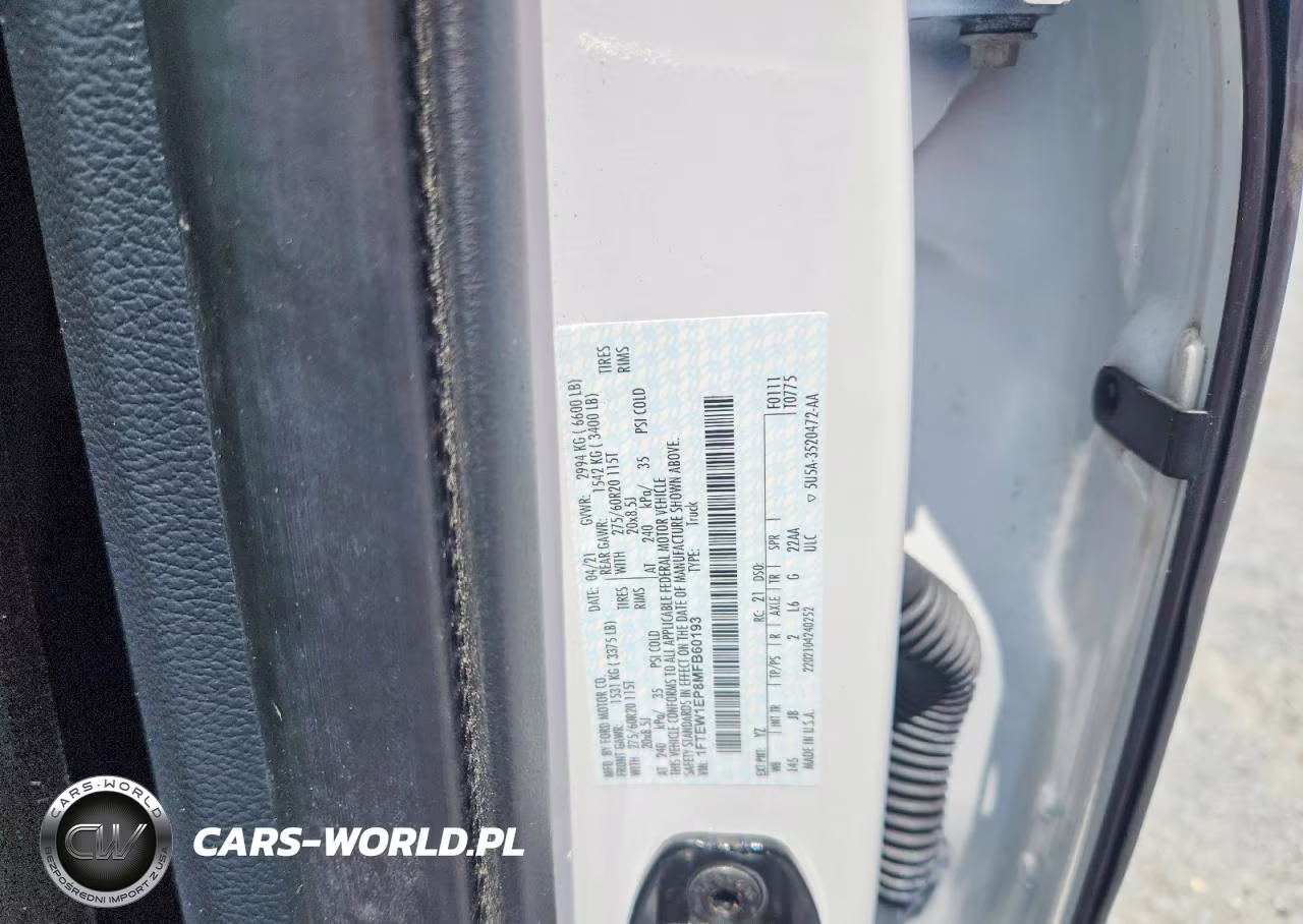 2021 Ford F150 Supercrew VIN:1FTEW1EP8MFB60193 - 12