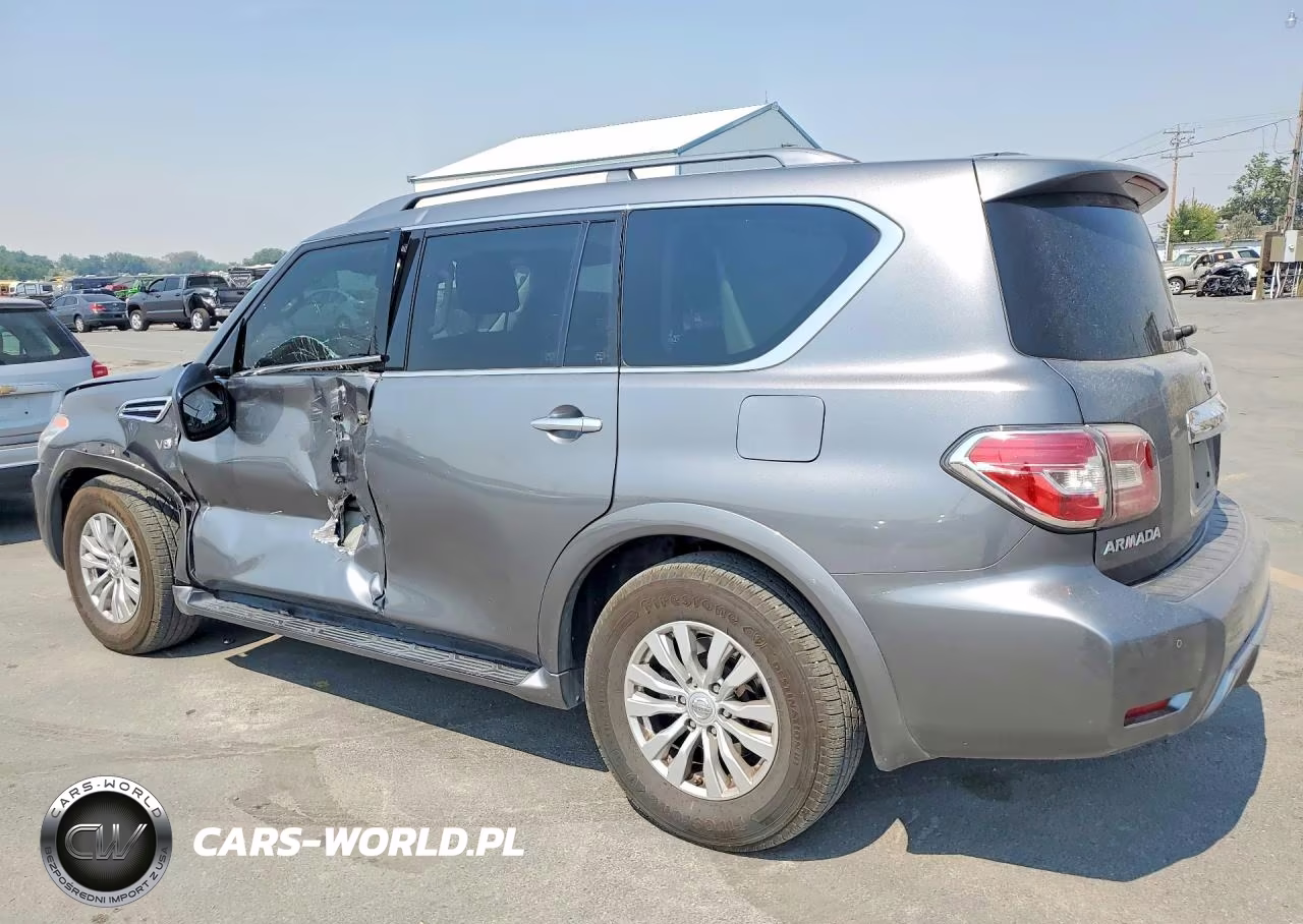 2019 Nissan Armada Sv VIN:JN8AY2NC0K9587881 - 2