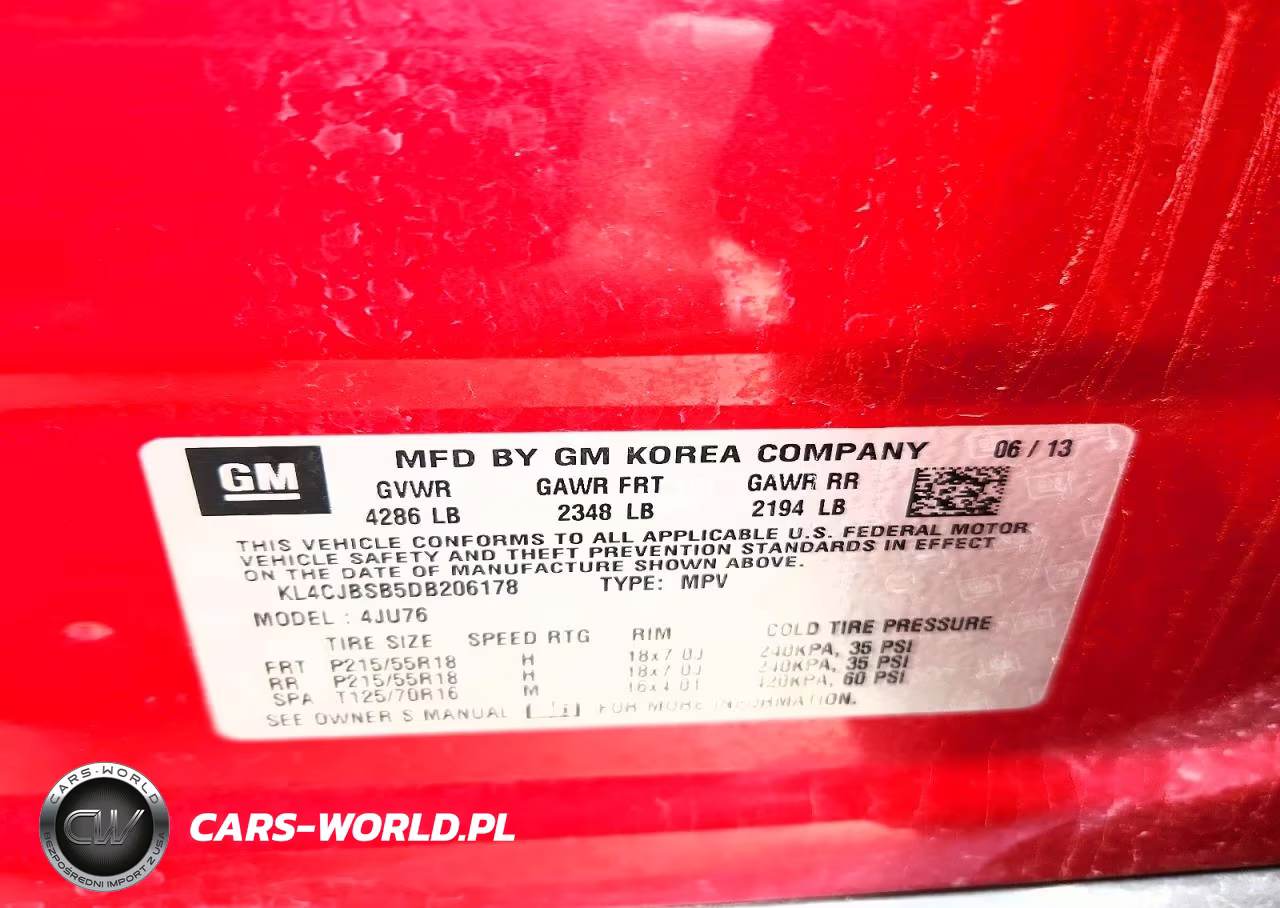 2013 Buick Encore Convenience VIN:KL4CJBSB5DB206178 - 13
