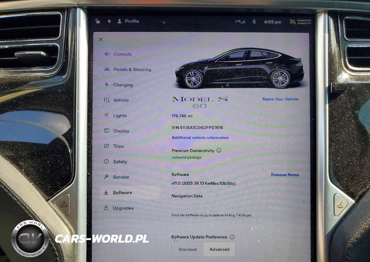 2013 Tesla Model S VIN:5YJSA1CG6DFP07616 - 9