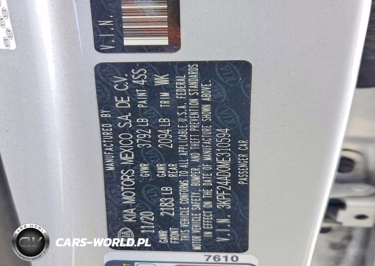 2021 Kia Forte Lxs VIN:3KPF24AD0ME310594 - 12