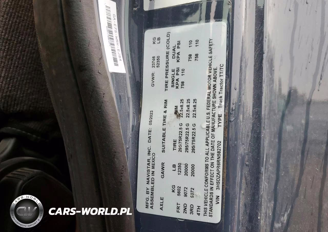 2024 International Lt625 Semi Truck VIN:3HSDZAPR6RN582702 - 13