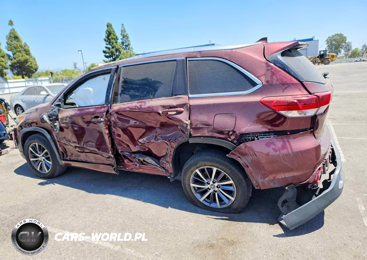 2017 Toyota Highlander Xle VIN:5TDKZRFH3HS222248 - 2